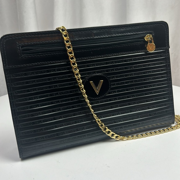 Mario Valentino black Clutch Black Noir - Picture 17 of 17